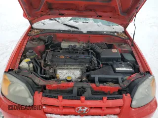 2005 Hyundai Accent GLS with VIN KMHCG35C85U323172, listed as a Copart auction lot 43564385 with 192,684 mi miles and Clean Title. Bid and sale history available at carsss.com. Image 11.