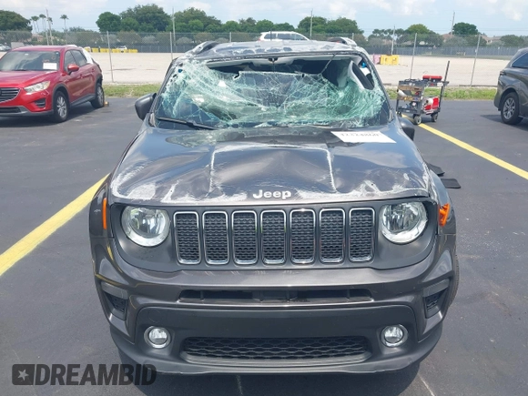 2019 Jeep Renegade Latitude with VIN ZACNJABB0KPK03648, listed as a IAAI auction lot 42324860 with 59,313 mi miles and . Bid and sale history available at DreamBid. Image 12.
