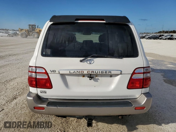2004 Toyota Land Cruiser with VIN JTEHT05J142054926, listed as a Copart auction lot 75470414 with 269,894 mi miles and Salvage Title. Bid and sale history available at carsss.com. Image 6.