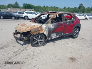 2020 Hyundai Kona Ultimate with VIN KM8K5CA56LU487848, listed as a IAAI auction lot 40143935 with 60,000 mi miles and . Bid and sale history available at DreamBid. Image 2.