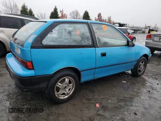 1992 Geo Metro z VIN 2C1MR2467N6724779, wystawiony jako Copart lot #81355814 z przebiegiem 85 587 mil mil oraz Szkody całkowita. Historia ofert i sprzedaży dostępna na DreamBid. Obrazek 3.
