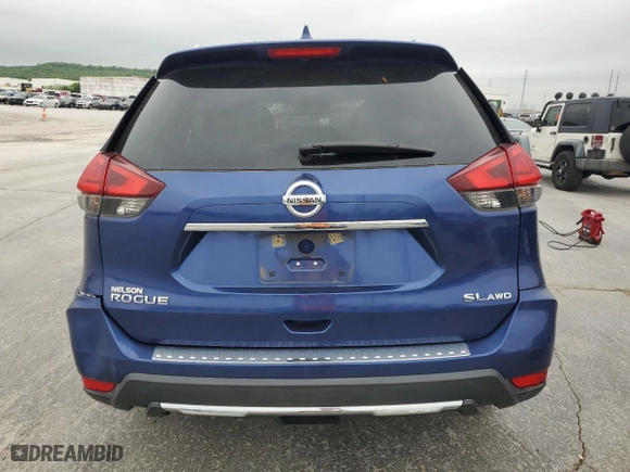 2017 Nissan Rogue SL with VIN 5N1AT2MV6HC749842, listed as a Copart auction lot 54617175 with 130,226 mi miles and Clean Title. Bid and sale history available at carsss.com. Image 6.