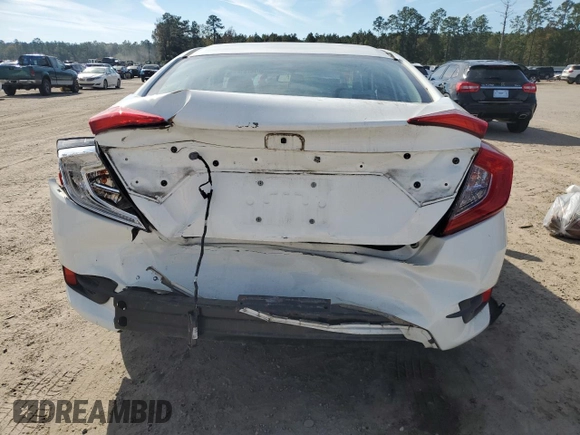 2018 Honda Civic LX with VIN 19XFC2F53JE203053, listed as a Copart auction lot 80767814 with 82,349 mi miles and Salvage Title. Bid and sale history available at DreamBid. Image 6.