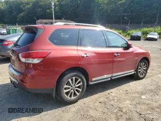 2016 Nissan Pathfinder Platinum with VIN 5N1AR2MM6GC618334, listed as a Copart auction lot 65502695 with 121,560 mi miles and Salvage title. Bid and sale history available at DreamBid. Image 3.