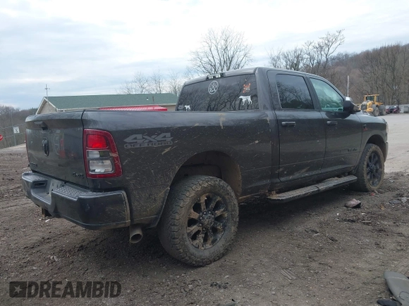 2020 Ram 2500 Big Horn with VIN 3C6UR5DL1LG261444, listed as a IAAI auction lot 41903347 with 56,693 mi miles. Bid and sale history available at carsss.com. Image 4.