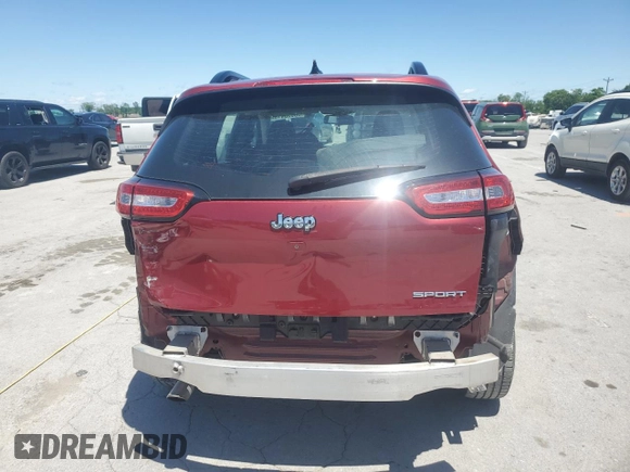 2015 Jeep Cherokee Sport с VIN 1C4PJLABXFW656788, выставлен на аукционе Copart как лот 58090415 с пробегом 120 473 миль миль и Чистый • Clean title. История ставок и продаж доступна на DreamBid. Изображение 6.