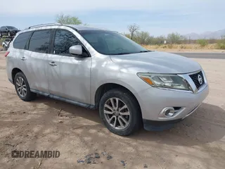 2013 Nissan Pathfinder SL with VIN 5N1AR2MN0DC652225, listed as a IAAI auction lot 41841395 with 107,754 mi miles and . Bid and sale history available at DreamBid. Image 1.