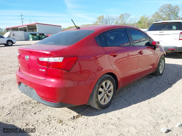 2016 Kia Rio EX with VIN KNADN4A31G6633713, listed as a IAAI auction lot 41822198 with 57,970 mi miles. Bid and sale history available at carsss.com. Image 4.