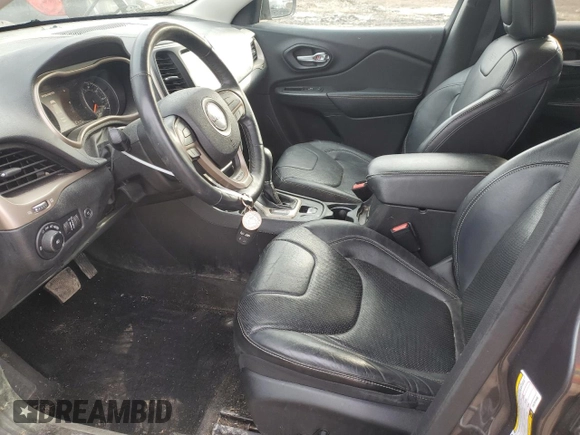 2015 Jeep Cherokee Limited with VIN 1C4PJLDB7FW701648, listed as a Copart auction lot 49612655 with 118,760 mi miles and Salvage Title. Bid and sale history available at DreamBid. Image 7.