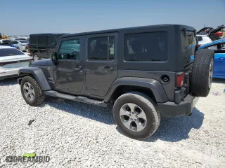 2018 Jeep Wrangler JK Unlimited Sahara with VIN 1C4HJWEG1JL919420, listed as a Copart auction lot 68130694 with 62,130 mi miles and Salvage Title. Bid and sale history available at carsss.com. Image 2.