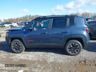 2023 Jeep Renegade Trailhawk with VIN ZACNJDC13PPP74002, listed as a IAAI auction lot 41968140 with 6,848 mi miles and . Bid and sale history available at DreamBid. Image 14.