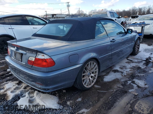 2002 BMW 3 Series 330Ci z VIN WBABS53462JU92414, wystawiony jako Copart lot #44362395 z przebiegiem 109 507 mil mil oraz Czysty tytuł • Clean title. Historia ofert i sprzedaży dostępna na DreamBid. Obrazek 3.