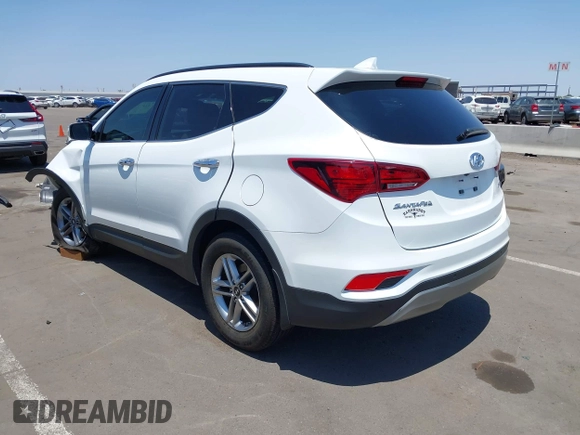2018 Hyundai Santa Fe 2.4L with VIN 5NMZU3LB4JH054123, listed as a IAAI auction lot 42471320 with 53,464 mi miles and . Bid and sale history available at DreamBid. Image 3.