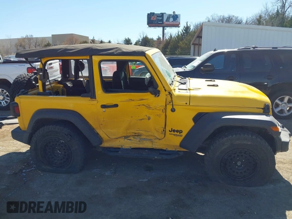 2021 Jeep Wrangler Sport S with VIN 1C4HJXAG5MW691176, listed as a IAAI auction lot 41747618 with 115,775 mi miles and . Bid and sale history available at DreamBid. Image 14.