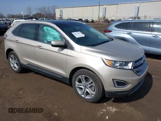 2017 Ford Edge Titanium with VIN 2FMPK4K82HBB10024, listed as a IAAI auction lot 41773213 with 47,892 mi miles. Bid and sale history available at carsss.com. Image 1.