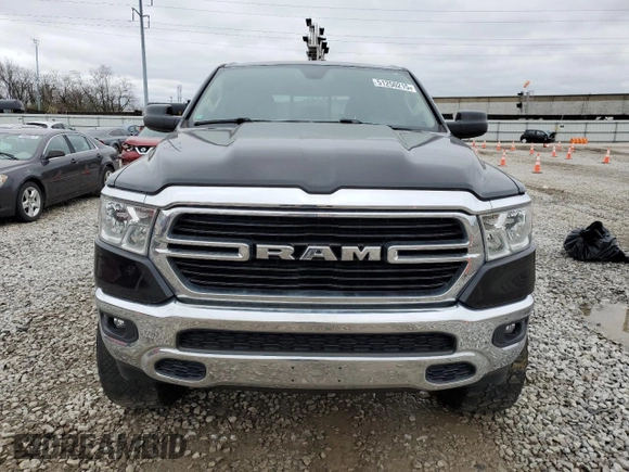 2019 Ram 1500 Big Horn/Lone Star with VIN 1C6RRFFG5KN846027, listed as a Copart auction lot 51250215 with 62,814 mi miles and Salvage Title. Bid and sale history available at carsss.com. Image 5.