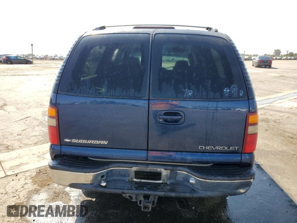 2001 Chevrolet Suburban LS with VIN 3GNEC16T51G222493, listed as a Copart auction lot 64689834 with 0 mi miles and Salvage Title. Bid and sale history available at carsss.com. Image 6.