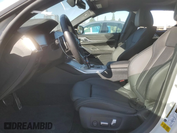 2023 BMW 4 Series 430i with VIN WBA63AV09PFN91000, listed as a Copart auction lot 46491385 with 3,372 mi miles and Salvage title. Bid and sale history available at DreamBid. Image 7.
