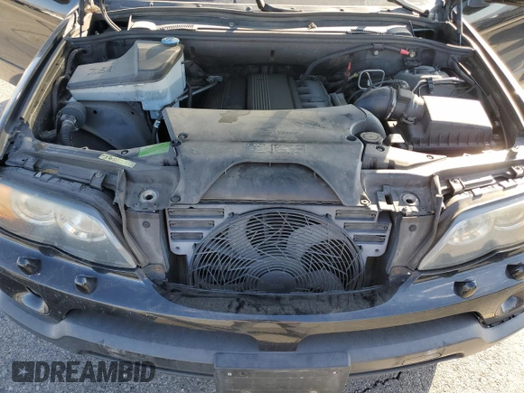 2005 BMW X5 3.0i with VIN 5UXFA13585LU49337, listed as a Copart auction lot 75214894 with 147,241 mi miles and Salvage Title. Bid and sale history available at carsss.com. Image 12.