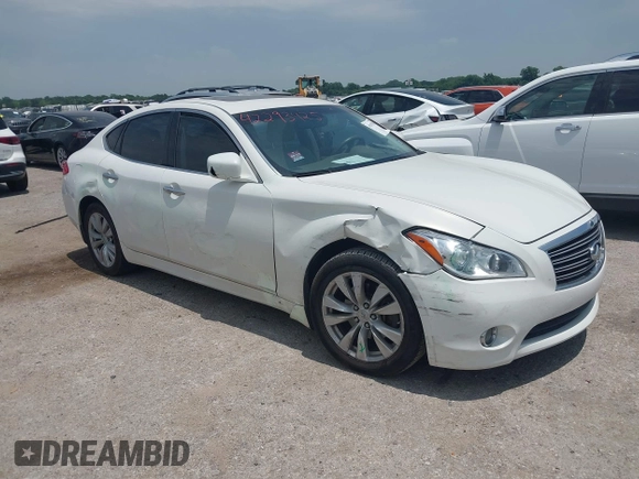 2011 Infiniti M with VIN JN1BY1AP5BM323980, listed as a IAAI auction lot 42293425 with 112,139 mi miles and . Bid and sale history available at DreamBid. Image 1.