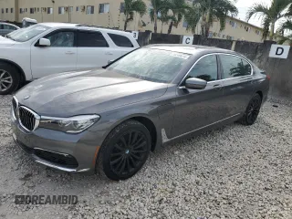 2017 BMW 7 Series 740e xDrive iPerformance with VIN WBA7J2C38HG497702, listed as a Copart auction lot 78249674 with 32,068 mi miles and Clean Title. Bid and sale history available at carsss.com. Image 1.