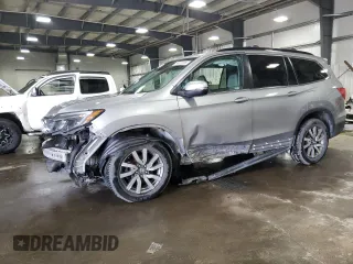 2019 Honda Pilot EX-L with VIN 5FNYF6H55KB068996, listed as a Copart auction lot 54410185 with 91,227 mi miles and Salvage Title. Bid and sale history available at carsss.com. Image 1.