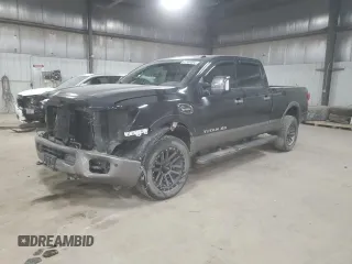 2016 Nissan Titan XD PRO-4X with VIN 1N6BA1F40GN502393, listed as a Copart auction lot 81569894 with 133,029 mi miles and Salvage Title. Bid and sale history available at carsss.com. Image 1.