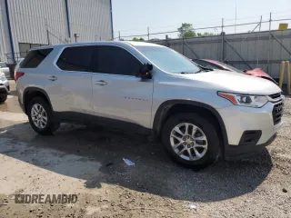 2020 Chevrolet Traverse LS with VIN 1GNERFKW5LJ125419, listed as a Copart auction lot 59046885 with 86,383 mi miles and Salvage title. Bid and sale history available at DreamBid. Image 4.