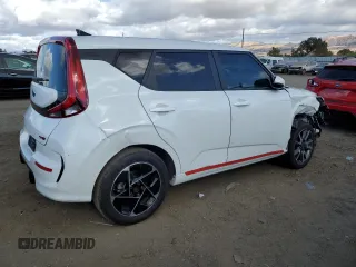 2021 Kia Soul GT-Line with VIN KNDJ63AU4M7744073, listed as a Copart auction lot 77867864 with 67,436 mi miles and Salvage Title. Bid and sale history available at DreamBid. Image 3.
