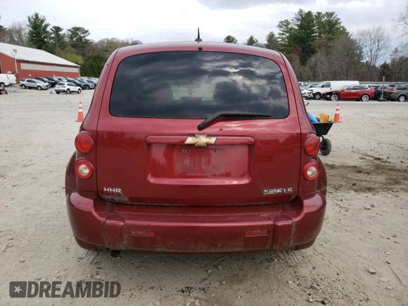 2009 Chevrolet HHR LS with VIN 3GNCA13B89S606317, listed as a Copart auction lot 54108215 with Not Provided miles and Clean Title. Bid and sale history available at DreamBid. Image 6.