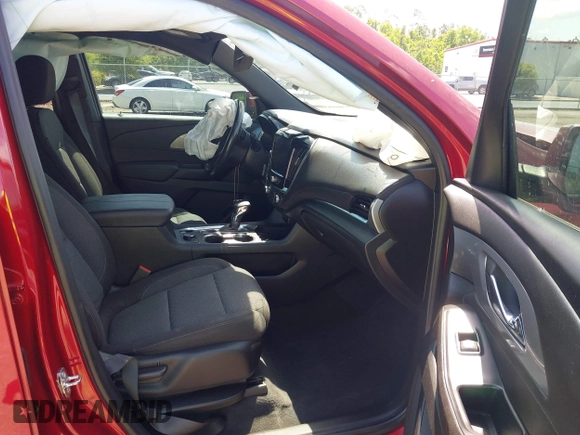 2022 Chevrolet Traverse LT Cloth with VIN 1GNERGKW7NJ154137, listed as a IAAI auction lot 42181210 with 30,650 mi miles and . Bid and sale history available at DreamBid. Image 5.