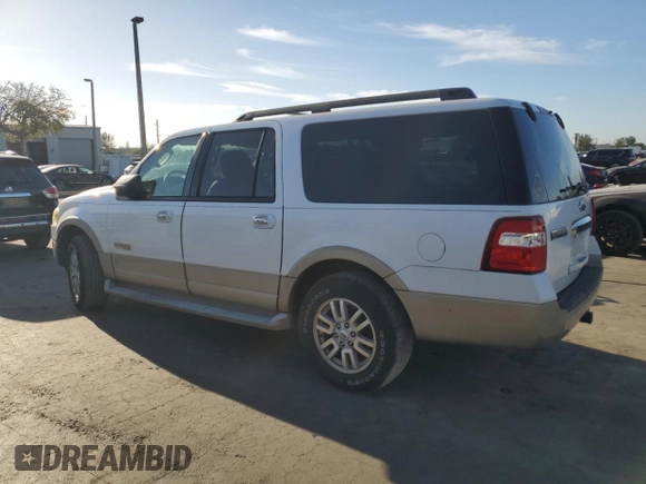 2007 Ford Expedition Max Eddie Bauer z VIN 1FMFK17557LA61750, wystawiony jako Copart lot #49538285 z przebiegiem 231 193 mil mil oraz Nie do naprawy • Non repairable. Historia ofert i sprzedaży dostępna na DreamBid. Obrazek 2.