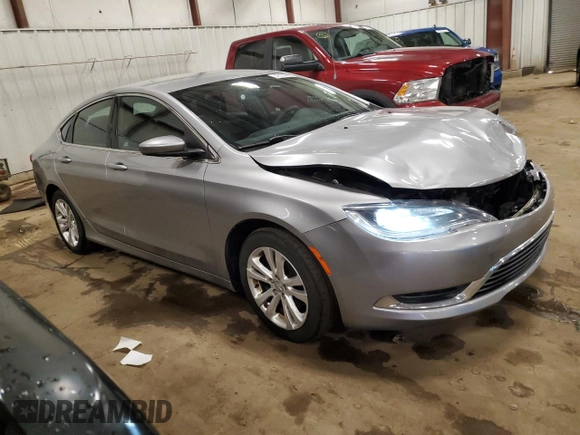 2015 Chrysler 200 Limited with VIN 1C3CCCAB5FN687143, listed as a Copart auction lot 43792965 with 126,033 mi miles and Clean Title. Bid and sale history available at DreamBid. Image 4.