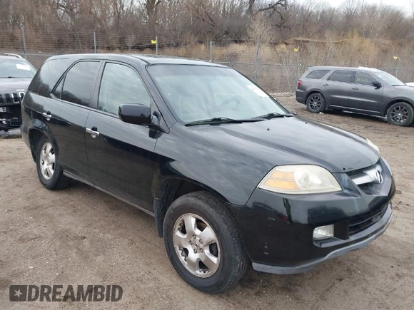 2005 Acura MDX with VIN 2HNYD18235H528356, listed as a IAAI auction lot 41815304 with 170,385 mi miles. Bid and sale history available at carsss.com. Image 1.