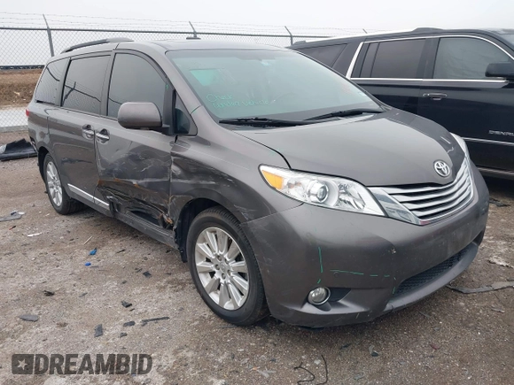 2011 Toyota Sienna XLE AAS with VIN 5TDYK3DC9BS158209, listed as a IAAI auction lot 42163526 with 107,385 mi miles and . Bid and sale history available at DreamBid. Image 1.