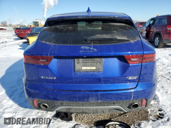 2018 Jaguar E-Pace S z VIN SADFJ2FX2J1Z30344, wystawiony jako Copart lot #45004505 z przebiegiem 45 662 mil mil oraz Szkoda całkowita • Salvage title. Historia ofert i sprzedaży dostępna na DreamBid. Obrazek 6.