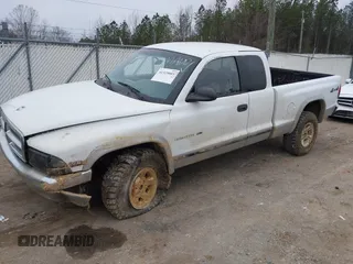 1999 Dodge Dakota SLT with VIN 1B7GG22X3XS223969, listed as a IAAI auction lot 41329085 with 185,859 mi miles and . Bid and sale history available at carsss.com. Image 2.