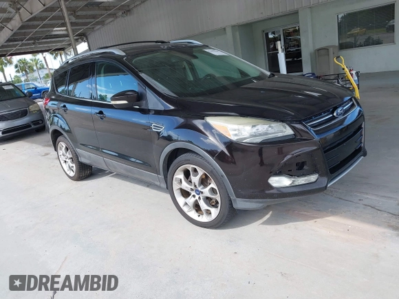 2013 Ford Escape Titanium z VIN 1FMCU0J95DUD22433, wystawiony jako IAAI lot #42495946 z przebiegiem 219 449 mil mil oraz . Historia ofert i sprzedaży dostępna na DreamBid. Obrazek 1.