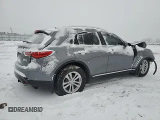 2017 Infiniti QX70 with VIN JN8CS1MW6HM410886, listed as a Copart auction lot 54278645 with Not Provided miles and Clean Title. Bid and sale history available at DreamBid. Image 3.