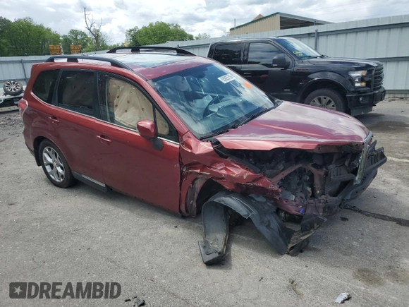 2015 Subaru Forester Touring with VIN JF2SJAWC2FH450418, listed as a Copart auction lot 55925755 with Not provided miles and Salvage title. Bid and sale history available at DreamBid. Image 4.
