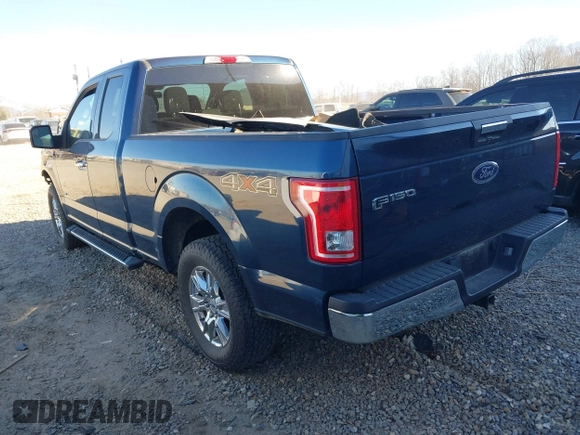 2017 Ford F-150 XL with VIN 1FTEX1EP2HFA30879, listed as a IAAI auction lot 41027941 with 54,480 mi miles. Bid and sale history available at carsss.com. Image 3.