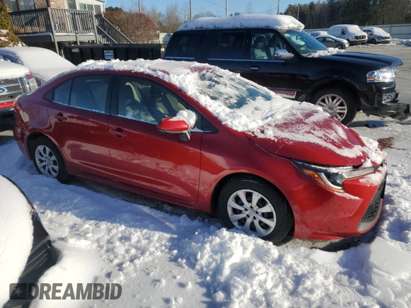 2021 Toyota Corolla LE with VIN JTDEPMAE8MJ138467, listed as a Copart auction lot 42791315 with 51,513 mi miles and Salvage Title. Bid and sale history available at DreamBid. Image 4.