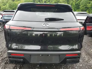 2024 Infiniti QX60 Pure с VIN 5N1DL1ESXRC353135, выставлен на аукционе Copart как лот 58322685 с пробегом 9 822 миль миль и Списание • Salvage title. История ставок и продаж доступна на DreamBid. Изображение 6.