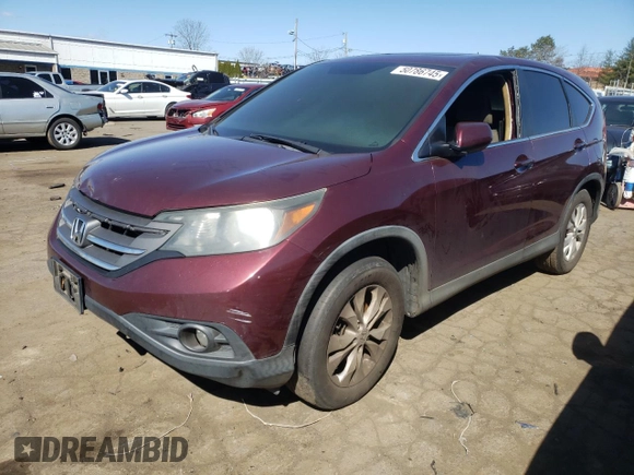 2013 Honda CR-V EX with VIN 5J6RM4H52DL047497, listed as a Copart auction lot 50786745 with 144,085 mi miles and Salvage Title. Bid and sale history available at carsss.com. Image 1.