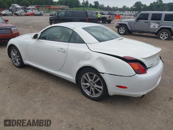 2002 Lexus SC 430 с VIN JTHFN48Y620016783, выставлен на аукционе IAAI как лот 42274474 с пробегом 143 621 миль миль и . История ставок и продаж доступна на DreamBid. Изображение 3.