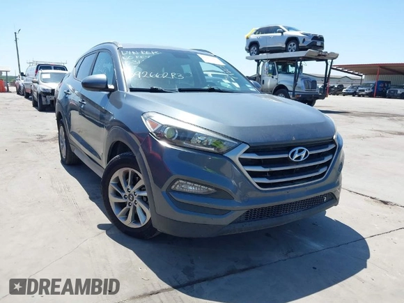 2018 Hyundai Tucson SEL with VIN KM8J33A41JU692662, listed as a IAAI auction lot 41981241 with 134,868 mi miles. Bid and sale history available at carsss.com. Image 1.