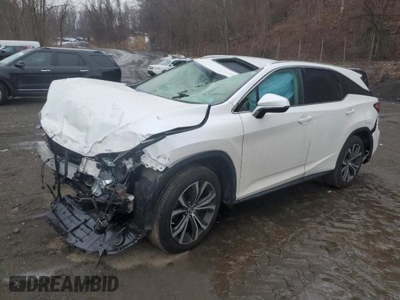 2019 Lexus RX with VIN JTJDZKCAXK2016735, listed as a Copart auction lot 43195745 with 0 mi miles and Salvage Title. Bid and sale history available at carsss.com. Image 1.