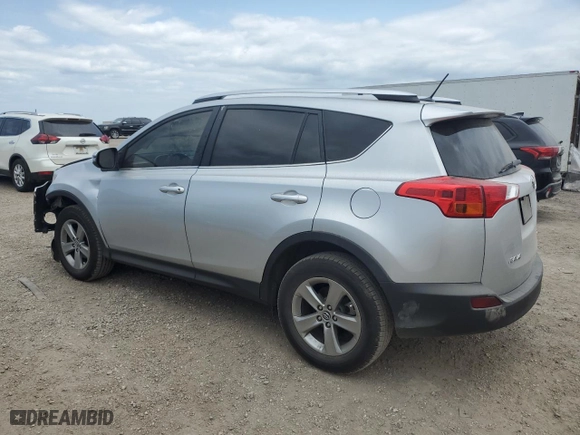 2015 Toyota RAV4 XLE with VIN JTMWFREV4FJ051148, listed as a Copart auction lot 52906585 with 177,213 mi miles and Salvage Title. Bid and sale history available at carsss.com. Image 2.