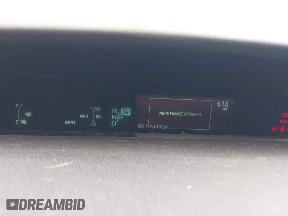 2013 Toyota Prius One with VIN JTDKN3DU5D5687140, listed as a IAAI auction lot 41881490 with 275,932 mi miles and . Bid and sale history available at DreamBid. Image 7.