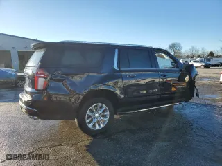 2021 Chevrolet Suburban Premier with VIN 1GNSKFKD3MR183697, listed as a Copart auction lot 88744525 with 69,602 mi miles and Non Repairable. Bid and sale history available at carsss.com. Image 3.